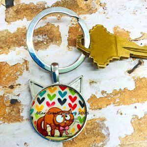 Handmade - Lovely Cat Keychain